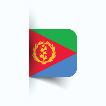 Eritrea national flag, Eritrea National Day, EPS10. Eritrea flag vector icon