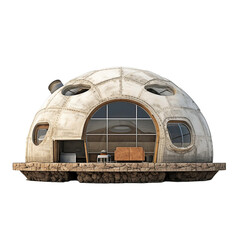 Dome House isolated on transparent background
