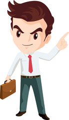 smart business man character