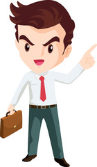 smart business man character