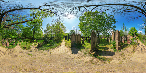 jewish cemetery in worms, memorial, unesco cultural heritage, germany 360° vr environment...