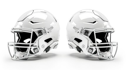 Fototapeta premium hockey helmet isolated on a white background