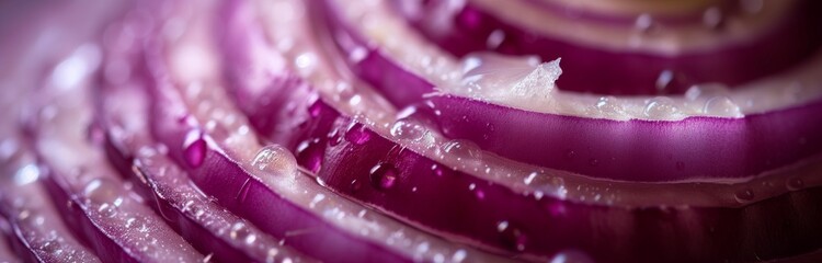 Fototapeta na wymiar close up of sliced onion 