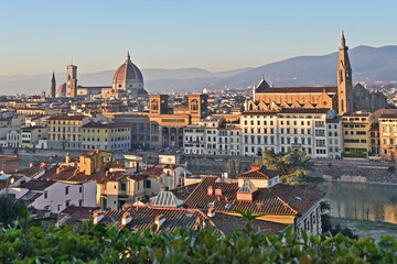 Obraz premium Firenze dalla salita a Piazzale Michelangelo - Toscana