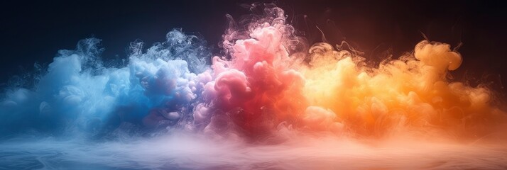 Fototapeta premium Pastel Colors Sky Delicate Beautiful, Background Banner HD