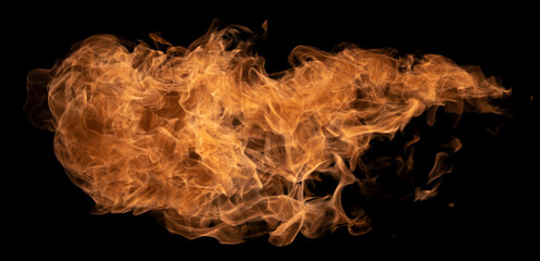 Explosion Swirl Bang Flame Fire Black Background