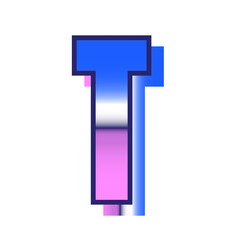 Retro Letter T