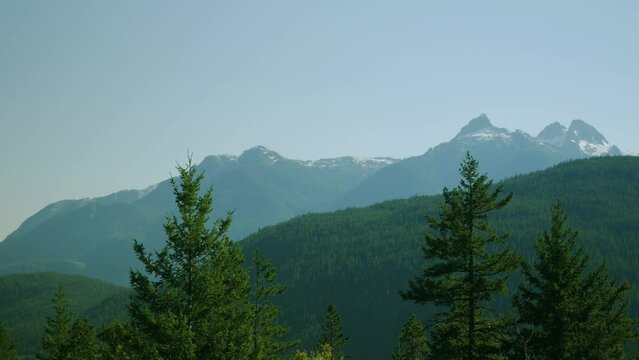 Mount Tantalus British Columbia Sunny Day Beautiful BC 