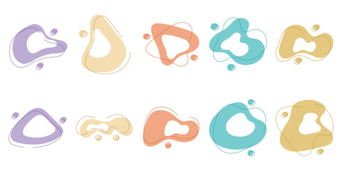 Abstract Blob Shape Set