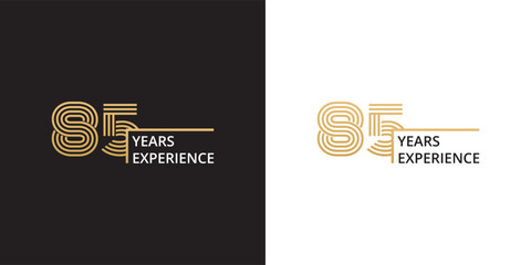 85 years experience banner