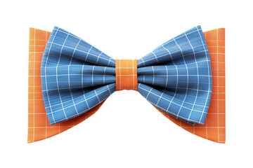 Solar panel patern bow ribbon isolated on transparent background Generative Ai