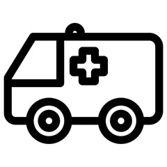 Ambulance vector icon