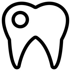 tooth icon illustration