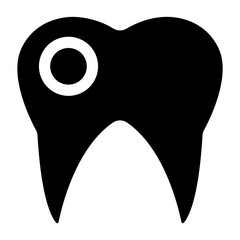 tooth icon illustration