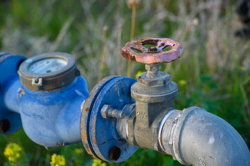 water meter in a village in Cyprus 4