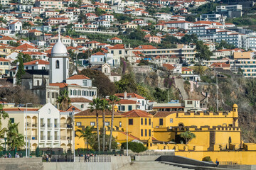 Town of Funchal on Madeira Island, Portugal