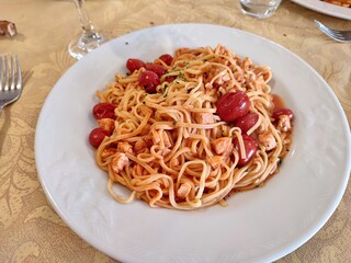 Vinchiaturo - Chitarrine al Baccala al Ristorante Il Risveglio dei Sapori