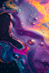 Vibrant Soap Bubble Universe