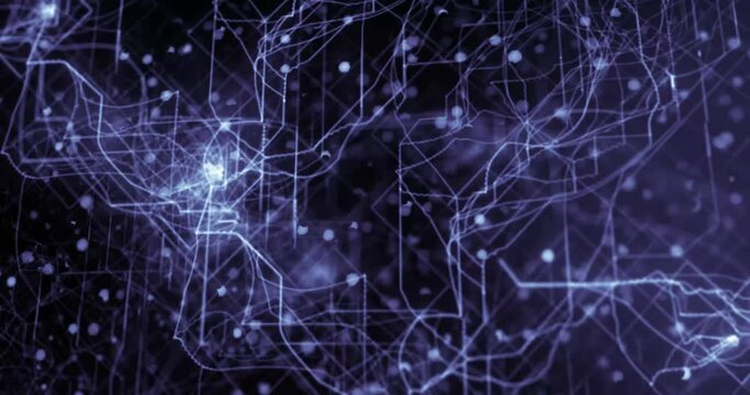 render of abstract background with growing veins and nerve cells.