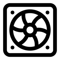 Obraz premium cooling system icon vector illustration asset element