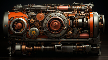 Timeless Machinery: Rediscovering the Power of Vintage Steam Locomotives on Rails, generative AI