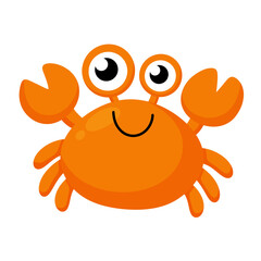 Crab cartoon Icon.