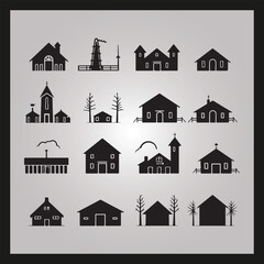 Grange silhouette set