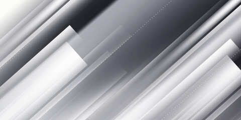 Obraz premium Abstract geometric white and gray diagonal lines background