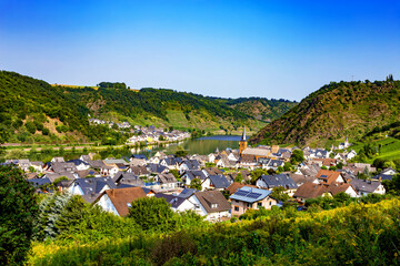 Village Alken, Rhineland-Palatinate, Germany, Europe.