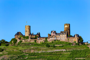 Thurant Castle, Alken, Rhineland-Palatinate, Germany, Europe. - obrazy, fototapety, plakaty