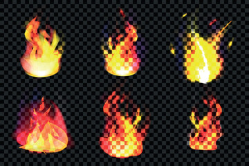 Large pack of vector realistic lights