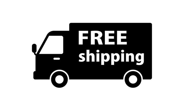 FREE shipping：英語のポップアイコン（白背景）