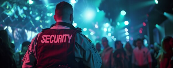 Nightclub Security Guard, Ensuring Safety and Maintaining Order in the Party Atmosphere.