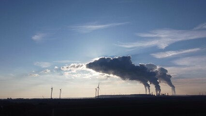 Grüne und fossile Energiegewinnung