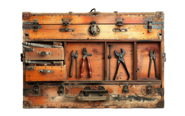 Unlocking Potential with the Versatile Tool Chest On Transparent Background.