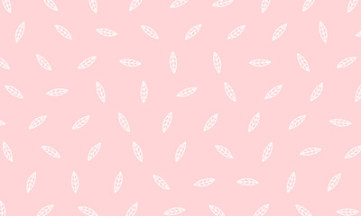 vector pink leaves pattern background