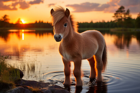 A closeup photo of a beautiful Horse
