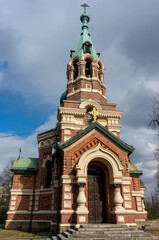 Orthodox Church (Cerkiew Swietych Wiery, Nadziei, Luby i matki ich Zofii). Sosnowiec, Poland. - obrazy, fototapety, plakaty