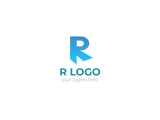 Vector minimal letter logo design.