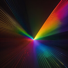 spectral colors, ai-generatet - obrazy, fototapety, plakaty