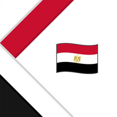 Egypt Flag Abstract Background Design Template. Egypt Independence Day Banner Social Media Post. Egypt Illustration