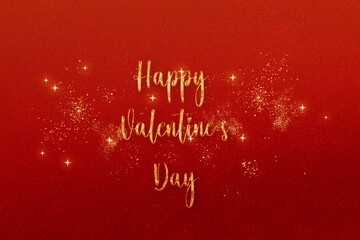 Fototapeta na wymiar Happy Valentines Day typography vector illustration. Romantic Template design for celebrating valentine's Day on 14 February. Wallpaper, flyer, poster, sticker, banner, card.