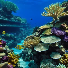 Poster Coral reef, ai-generatet © Dr. N. Lange