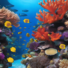 Fototapeta na wymiar Coral reef, ai-generatet