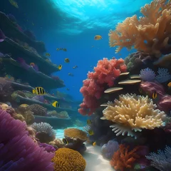 Poster Coral reef, ai-generatet © Dr. N. Lange