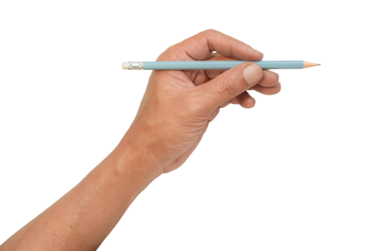 A picture showing a hand holding a pencil. drawing activity.writing script. learning education.