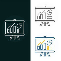 Business Chart Vector Illustration Icon Design