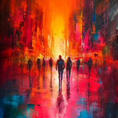 Obraz na płótnie Canvas abstract shopping background with splashes