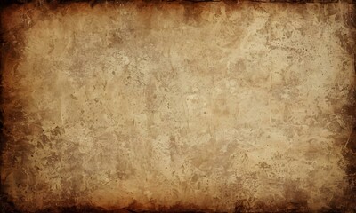 A brown and old worn paper texture