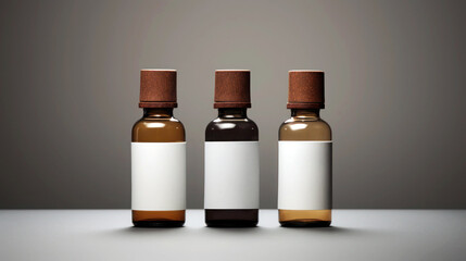 Minimalist Health Essentials: Sleek Medicine Bottle Concept